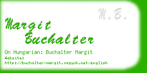 margit buchalter business card